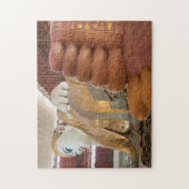 Puzzle Pieds de statue de Bouddha (Vertical)