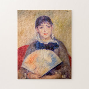 Puzzle Pierre-Auguste Renoir - Jeune fille à l'éventail