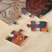 Puzzle Pierre blanche, Signes de Chintamani par Roerich (Côté)