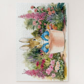Puzzle Pierre le lapin dans son jardin (Vertical)