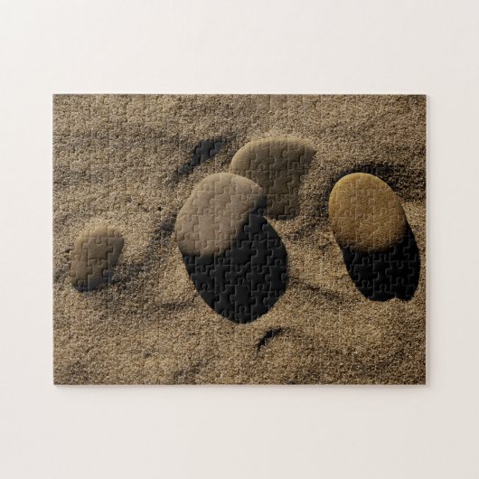 Puzzle Pierres dans le sable (Horizontal)