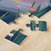 Puzzle Pierres de jardin aquarelle (Côté)