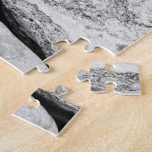 Puzzle Pierres de plage en noir et blanc (Côté)