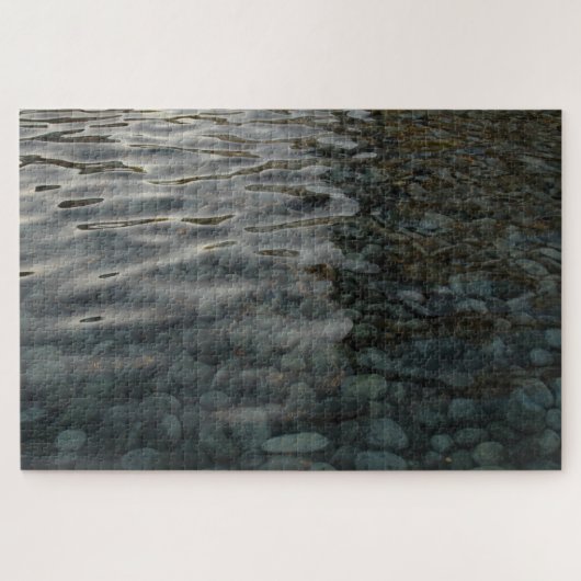 Puzzle Pierres douces dans la série d'eau ondulée, photo (Horizontal)