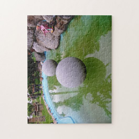 Puzzle Pierres flottantes Inde. (Vertical)