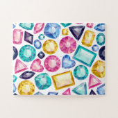 Puzzle Pierres gemmes brillantes Girly chics de diamant (Horizontal)