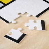 Puzzle Piet Mondrian Composition A - Art Moderne Abstrait (Côté)