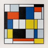 Puzzle Piet Mondrian Composition A - Art Moderne Abstrait (Horizontal)