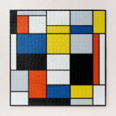 Puzzle Piet Mondrian Composition A - Art Moderne Abstrait (Vertical)