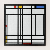 Puzzle Piet Mondrian, Grande Composition 10 (Horizontal)