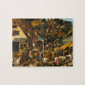 Puzzle Pieter Bruegel l'Ancien - Les proverbes hollandais (Horizontal)