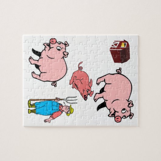 Puzzle Pig (Horizontal)