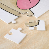 Puzzle Pig au Poker avec cartes de Poker (Côté)