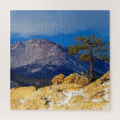 Puzzle Pikes Peak with Tree à Foreground (Vertical)