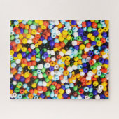 Puzzle Pile arc-en-ciel coloré de perles (Horizontal)