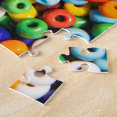 Puzzle Pile arc-en-ciel coloré de perles (Côté)