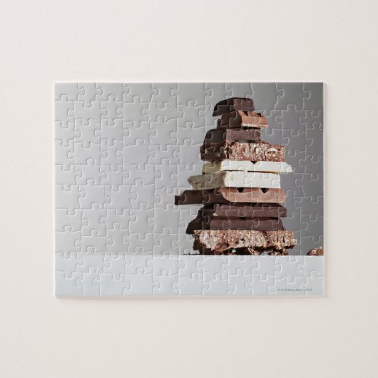 Puzzle Pile de barres chocolatées (Horizontal)