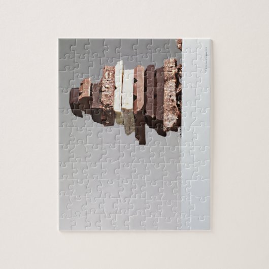 Puzzle Pile de barres chocolatées (Vertical)