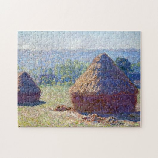 Puzzle Pile de blé (fin de l'été), Monet (Horizontal)