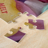 Puzzle Pile de Coeurs de bonbons (Côté)