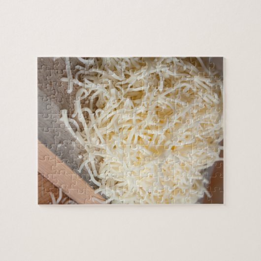 Puzzle Pile de fromage mozzarella frais. (Horizontal)