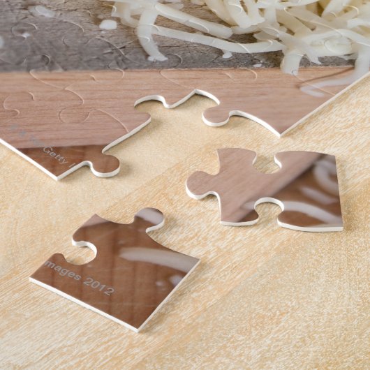 Puzzle Pile de fromage mozzarella frais. (Côté)