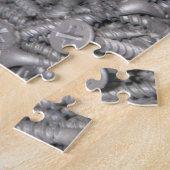 Puzzle Pile de vis à paroi sèche couleur argent (Côté)