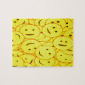 Puzzle Piles de Jaune mignonne Visages heureux (Horizontal)