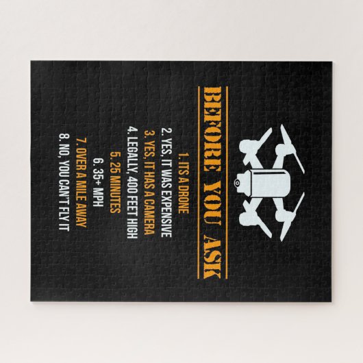 Puzzle Pilote de Before You Ask (Horizontal)