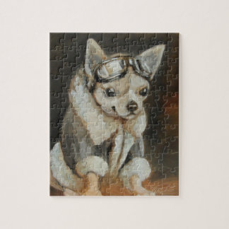 Puzzle pilote de chiwawa de meilleur ami