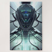 Puzzle Pilote de combat Cyber Droid Sci-Fi (Vertical)