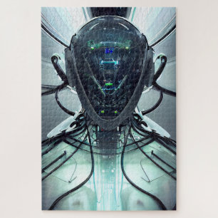 Puzzle Pilote de combat Cyber Droid Sci-Fi