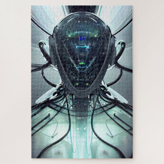 Puzzle Pilote de combat Cyber Droid Sci-Fi (Vertical)