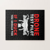 Puzzle Pilote d'essai de drone (Horizontal)