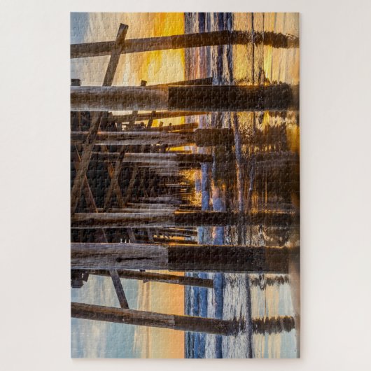 Puzzle Pilotes de la jetée de Balboa (Vertical)