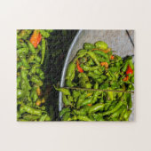 Puzzle Piments en vente au marché (Horizontal)