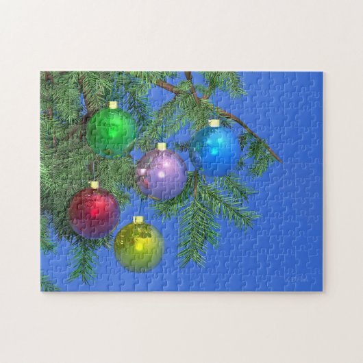 Puzzle Pin de vacances en bleu (Horizontal)