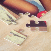 Puzzle Pin-up de l'avion vintage (Côté)