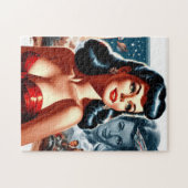 Puzzle Pin-up de science-fiction vintage (Horizontal)