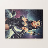 Puzzle Pin-up d'espace vintage (Horizontal)