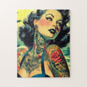 Puzzle Pin-up gothique rétro (Vertical)