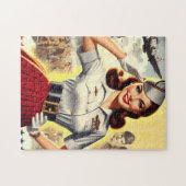 Puzzle Pin-up militaire rétro (Horizontal)