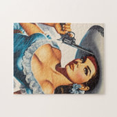 Puzzle Pin-up rétro Far West (Horizontal)