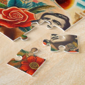 Puzzle Pin-up rousse tatouée (Côté)