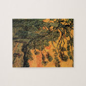 Puzzle Pine Trees Red Sky Setting Soleil par Vincent van  (Horizontal)