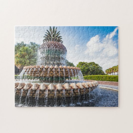 Puzzle Pineapple Fountain à Charleston (Horizontal)
