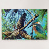 Puzzle Pinecones Oiseaux Nature animale (Horizontal)