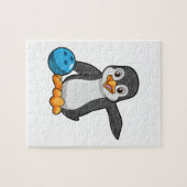 Puzzle Pingouin à Bowling avec Bowling (Horizontal)
