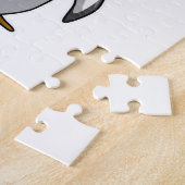 Puzzle Pingouin à hockey (Côté)