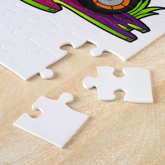 Puzzle Pingouin as Biker (Côté)